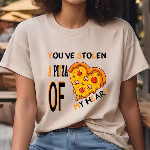 Cute Valentines Day Shirts, You’ve Stolen A Pizza Of My Heart,funny Valentine Pizza T-shirt