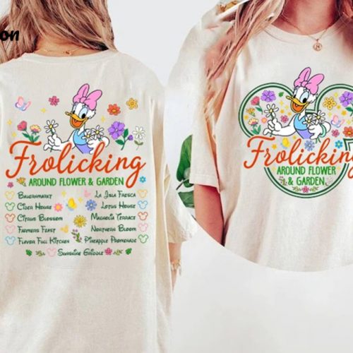 Epcot World Tour Shirt: Daisy Orange Bird Flower & Garden Walt DisneyWorld Family Trip Tee