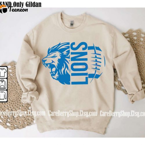 Detroit Football Game Day Vintage Sweatshirt: Stylish Sunday Crewneck & Fan Gifts