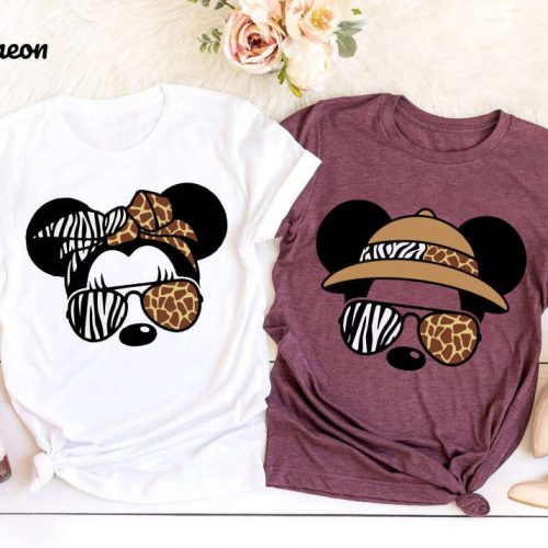 Disney Animal Kingdom & Mickey Safari Shirts – Explore the Wild with Family Disney Wild Mode