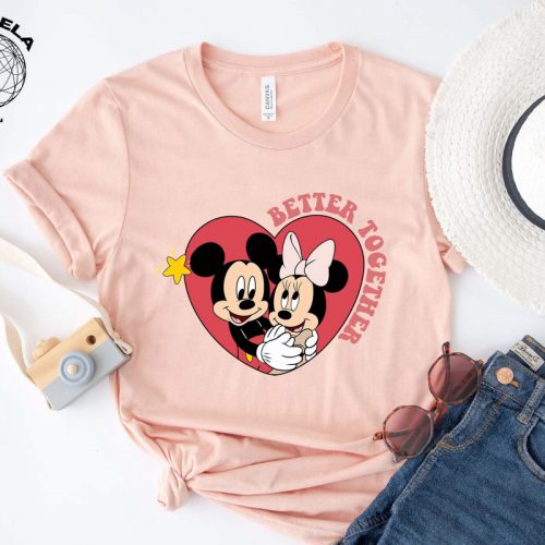 Disney Better Together Valentine Shirt & Sweatshirt: Celebrate Valentine s Day with Mickey & Minnie Limited Edition Disney Valentine s Day Apparel