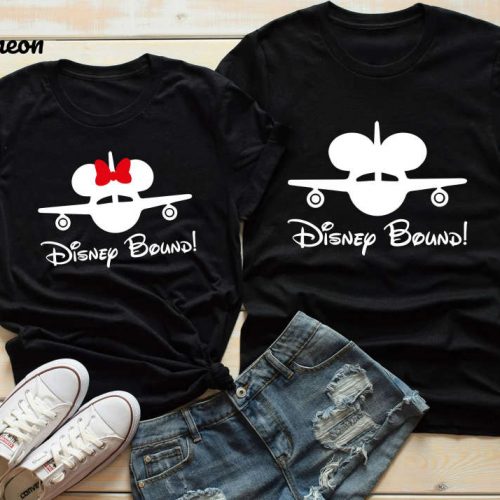 Disney Bound: Airplane Design Family & Couples Shirts for a Memorable Disney Trip!