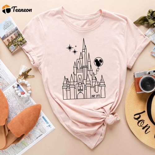 Disney Castle Shirt Disneyworld Magic Kingdom & Vintage Disney Trip Shirts