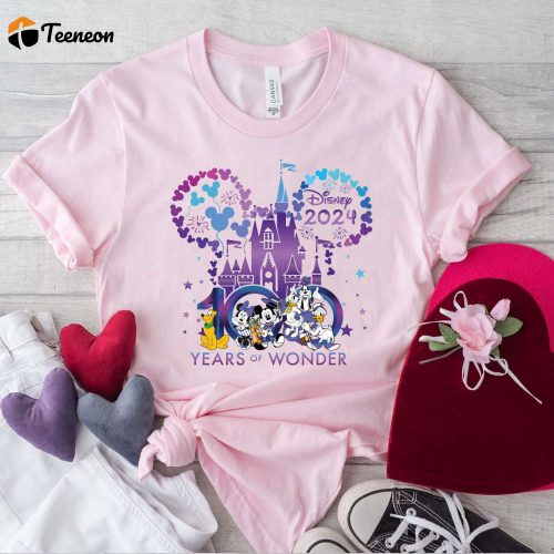 Disney Characters 100 Years of Wonder Shirts – Mickey Minnie Tees for Disneyland Trip s 100th Anniversary