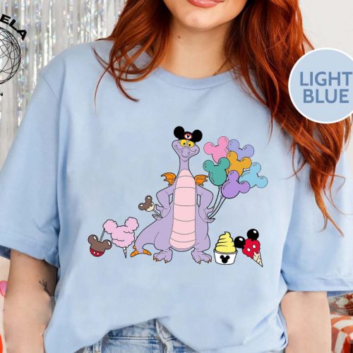 Magical Disney Shirts: Figment Ice Cream Pooh Mickey Ear Balloon & More! Perfect for Your Disney Trip!