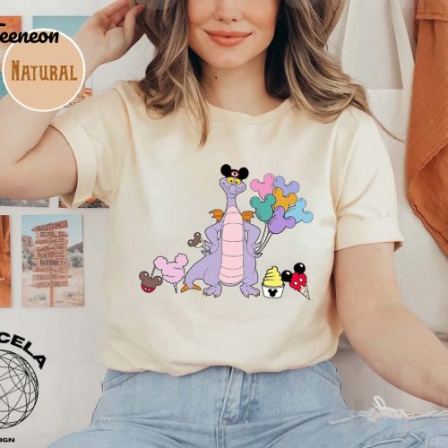 Magical Disney Shirts: Figment Ice Cream Pooh Mickey Ear Balloon & More! Perfect for Your Disney Trip!