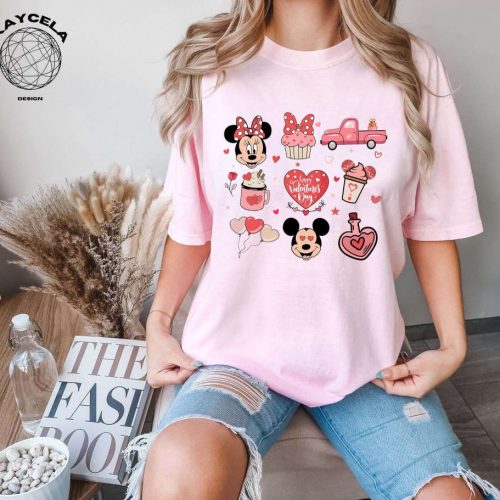 Disney Drink and Snack Valentines Shirt: Celebrate Love with Disney Valentines Day Shirt & Couple Shirts for Disney Honeymoon at Disneyland!