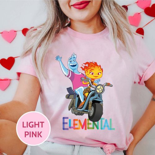 Disney Elemental Ember and Wade Shirt: Unleash the Magic with Elemental Chemical Reaction – Perfect Disney Pixar Family Shirt for Disneyworld Shirts