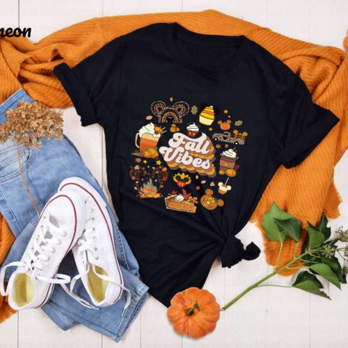 Disney Fall Vibes: Cute Pumpkin Shirt Matching Tee & More