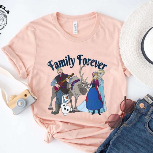 Disney Frozen Family Forever Shirt: Magical Elsa Women s Shirt & Frozen Kingdom Apparel