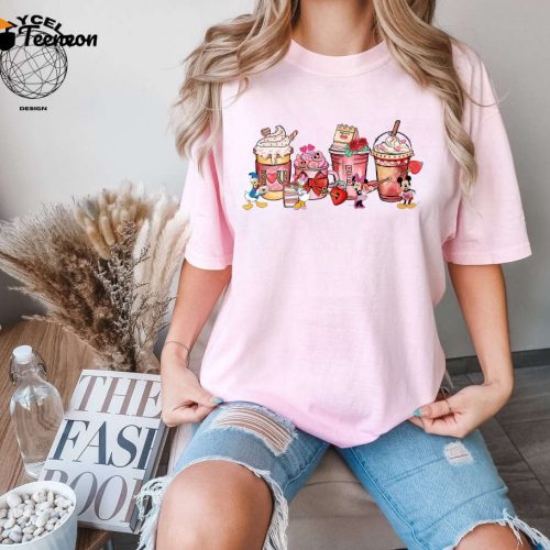 Disney Latte Valentine Shirt: Perfect Disney Matching Couples Shirt for Valentine s Day Show Your Love with this Unique Valentine Shirt Great Valentine Gift!