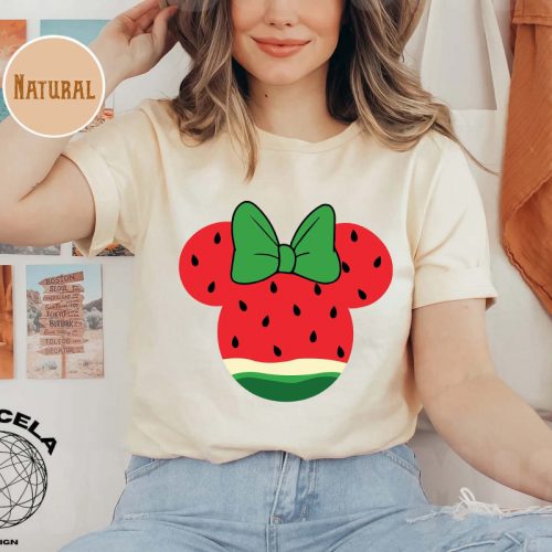 Disney Mickey and Minnie Watermelon Shirt: Perfect Disney Summer Shirt for Watermelon Lovers! Get Matching Disney Family Shirts Now!