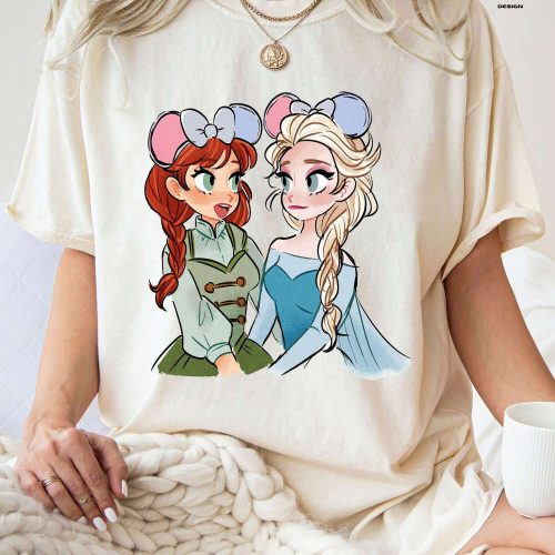 Magical Disney Princess Elsa and Anna T-Shirt Frozen Elsa Anna Shirt Enchanting Frozen Magic Kingdom Shirt Official Disney Princess Elsa Shirt – Shop Now!