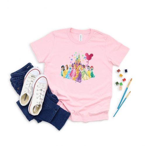 Disney Princesses T-Shirt: Celebrate in Style as Birthday Girl with Ariel Ideal Princess Gift for Disneyworld Trip – Retro Cartoon Shirt