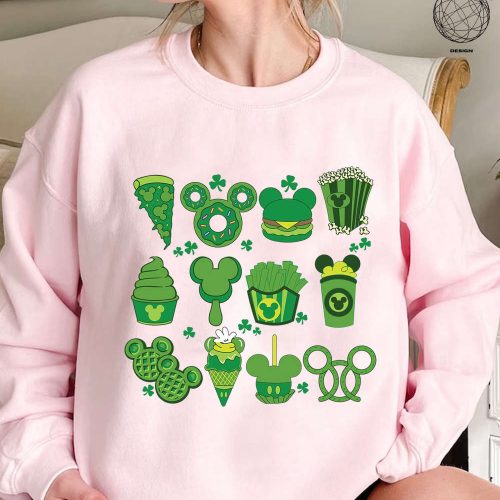 Magical Disney Snacks St Patrick s Day Shirt: Celebrate with the Whole Family Mickey Style! Shop Now for Our Limited Edition Disney 2024 Holiday Shirt