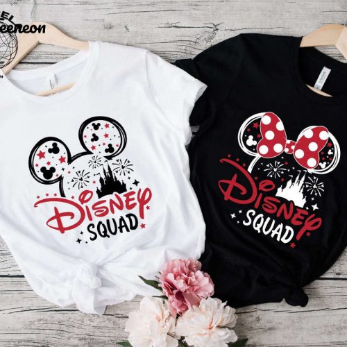 Magical Disney Squad Shirts: Elevate Your Family s Fun with Disney Trip 2024 Group Tees & Family Vacation Shirts