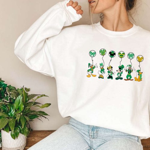 Disney St Patrick s Day Shirts: Retro Cartoon Characters Shamrock & Irish-Inspired Tees – Donald Duck Mickey Mouse & More!