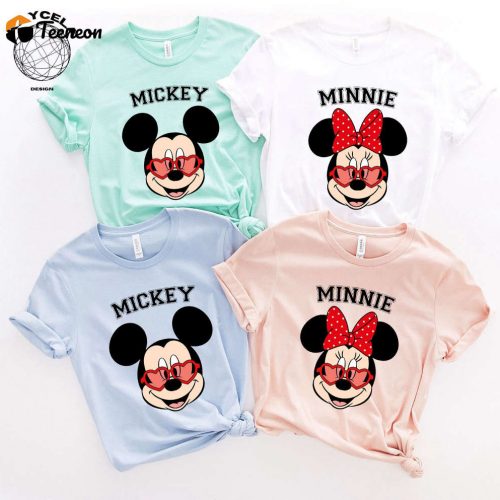 Magical Disney Valentine Couple Shirt: Celebrate Love with Disney Valentines Day Shirt & Mickey Minnie Valentine Gift