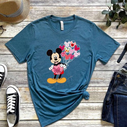 Get Festive with Disney Valentines T-Shirt & Retro Sweatshirt at Disneyworld Mickey Minnie Daisy & More! Perfect Honeymoon & Valentines Gift Tees!