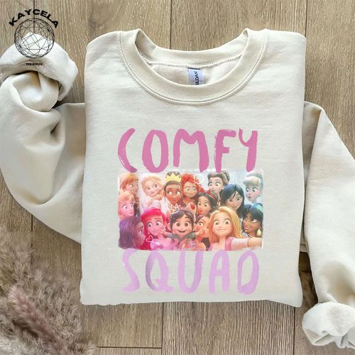 Disney Wreck-It Ralph Comfy Squad & Princess Group Shirts – Perfect for Girls Trip 2024 Party!