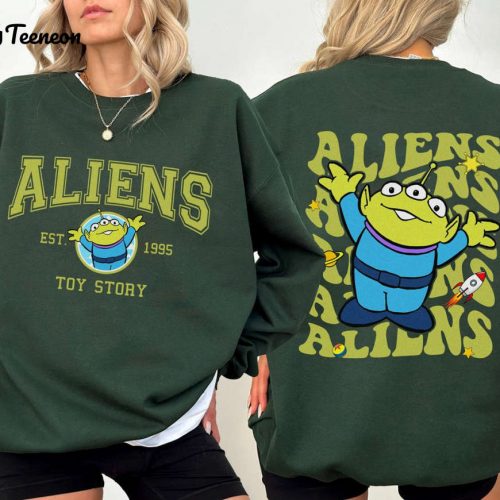 Vintage Disneyland Alien Sweatshirt Toy Story Pizza Lover Shirt Toy Story Land Tee – Limited Edition!