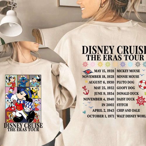 Disneyland Cruise The Eras Tour Shirt Mickey Family Matching Shirts Disneyworld Vacation 2023