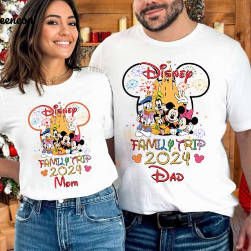 Disneyland Family Vacation 2024 Shirt: Custom Trip Shirt for Disneyworld Engage in a Memorable Family Trip!