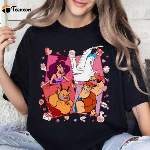 Disneyland Hercules & Megara Couple Valentines Shirt – Matching Disneyworld Magic Kingdom Tee