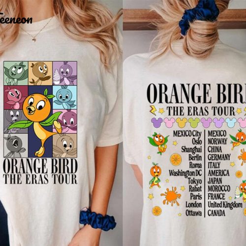 Disneyland Little Orange Bird Shirt & Hello Sunshine Walt DisneyWorld Sweatshirt Flower & Garden Festival 2024