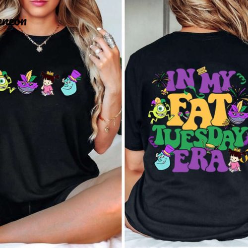 Disneyland Mardi Gras 2024 Shirts Fat Tuesday Kids Shirt Mardi Gras Trip Shirt Magical Mardi Gras Monster Inc Shirt