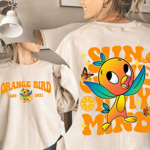 Disneyland Orange Bird Epcot Flower & Garden Shirt – Epcot Center Tee for Walt Disney World Family Trip