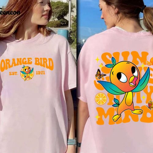 Disneyland Orange Bird Epcot Flower & Garden Shirt – Epcot Center Tee for Walt Disney World Family Trip