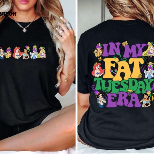 Disneyland Princess Mardi Gras 2024 Shirts: Magical Fat Tuesday Kids Trip Shirt