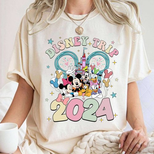 2024 Disneyland Trip Shirt: Family Shirts for Disneytrip Vacation Matching Disneyworld Tee