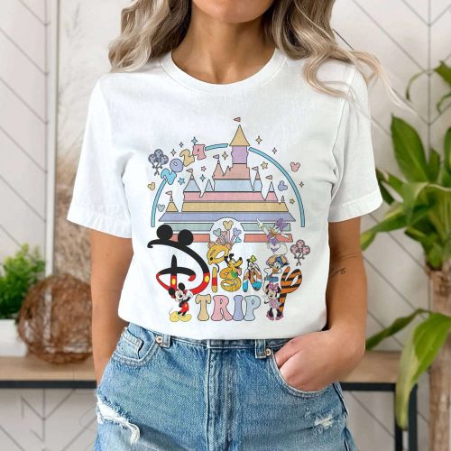 2024 Disneyland Trip Family Shirt: Matching First Visit Disneyworld – Shop Now!