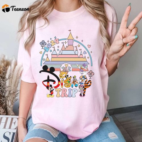 2024 Disneyland Trip Family Shirt: Matching First Visit Disneyworld – Shop Now!