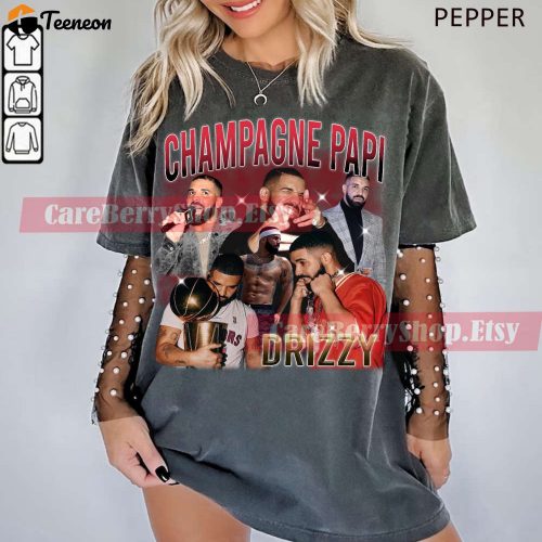 Vintage Drake Rap Shirt: Champagne Papi 90S Y2k Bootleg Sweatshirt – Unisex Classic Tee Perfect Gift!