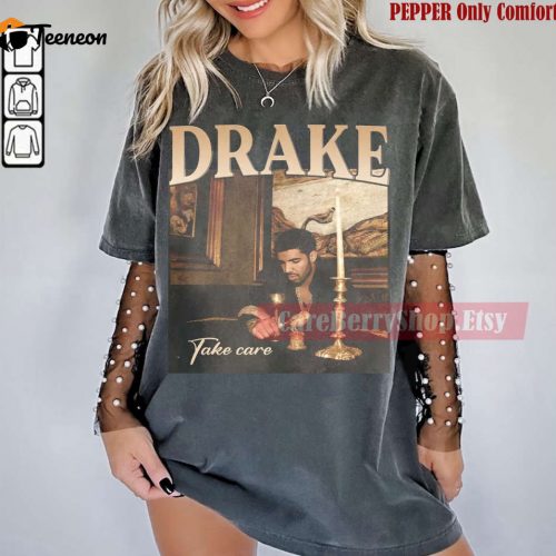 Vintage Drake Take Care Bootleg Tee – 90s Concert Tour Shirt