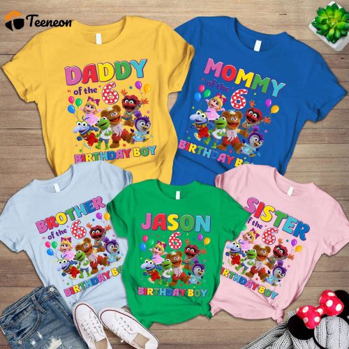 Muppets Family Birthday Shirt: Celebrate with the Birthday Squad!