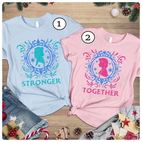 Frozen Elsa & Anna Sister Shirt Disneyland Girl Trip Matching Shirts Frozen Movie & Princess Birthday Shirt