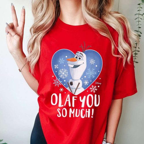 Frozen Olaf Valentine Shirt – Cute Disney Couple Sweatshirt Disneyland Magic Kingdom