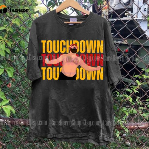 Jason Kelce No Shirt Touchdown Sweatshirt: Trending Funny Comfort Colors T-Shirt