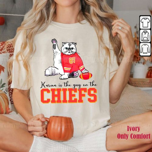 Funny Karma Chiefs Sweatshirt – Karma 87 Football Fan Gift Shirt Kansas City