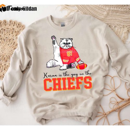 Football Fan Gift: Funny Karma Chiefs Sweatshirt – Karma 87 Shirt Kansas City