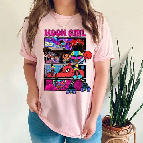 Girl Dinosaur Shirt Moon Girl and Devil Dinosaur Movie 2023 MCU Fan Gift