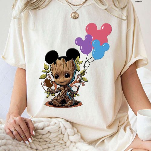 Disney Groot Balloon Shirt: Celebrate Family Vacation at Disneyland & Disney World with I am Groot Shirt & More Disney Shirts