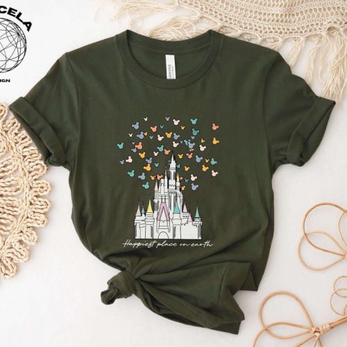 Experience the Magic with our Happiest Place On Earth Shirt Disney Magical Castle Family Vacation Walt Disney Family Shirt