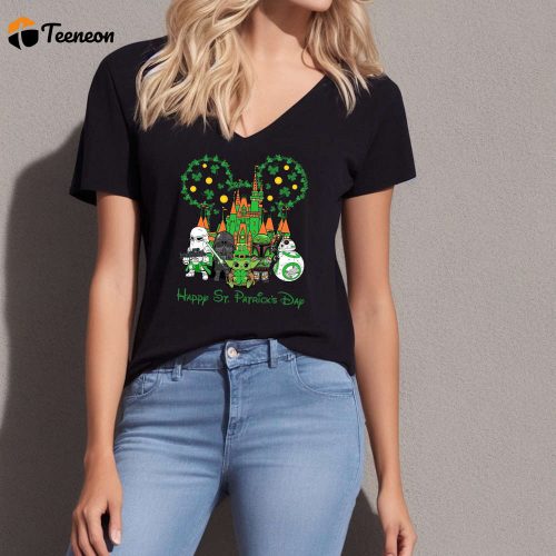 Get Festive with Happy St Patrick s Day Shirt – Mickey Mouse Star Wars Storm Trooper Irish Day Baby Yoda Darth Vader Shirts!