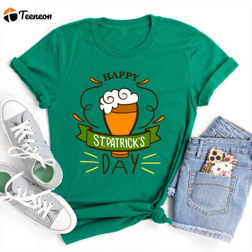 Get Lucky with our Happy St Patrick s Day Shirt – Irish T-Shirt at Paddy s Irish Pub!