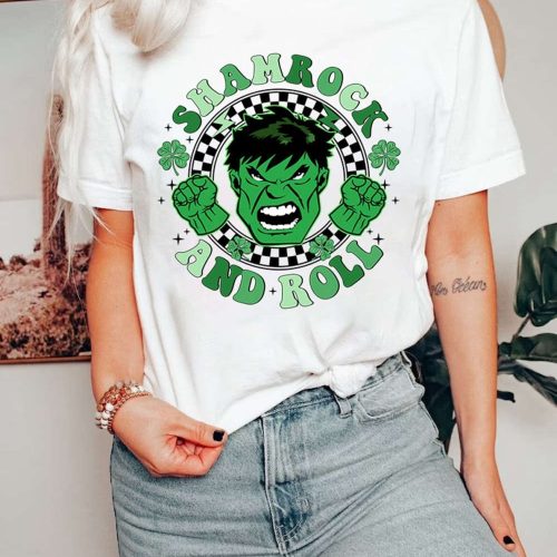 Hulk St Patricks Day Shirt Avengers Thor Iron Man Captain America MCU Paddys Day Shirt